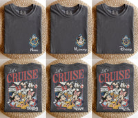 Personalized All Characters Disney Cruise Line 2026 — Bella+Canvas Tee fan art by Snagva