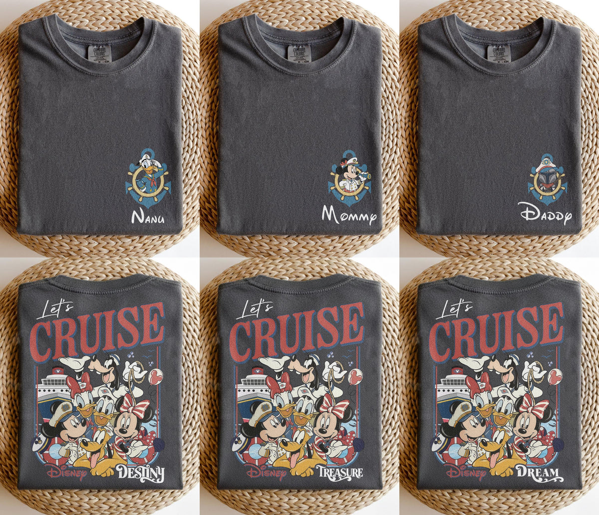 Personalized All Characters Disney Cruise Line 2026 — Gildan Hoodie fan art by Snagva