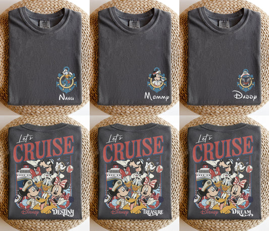 Personalized All Characters Disney Cruise Line 2026 — Gildan Hoodie