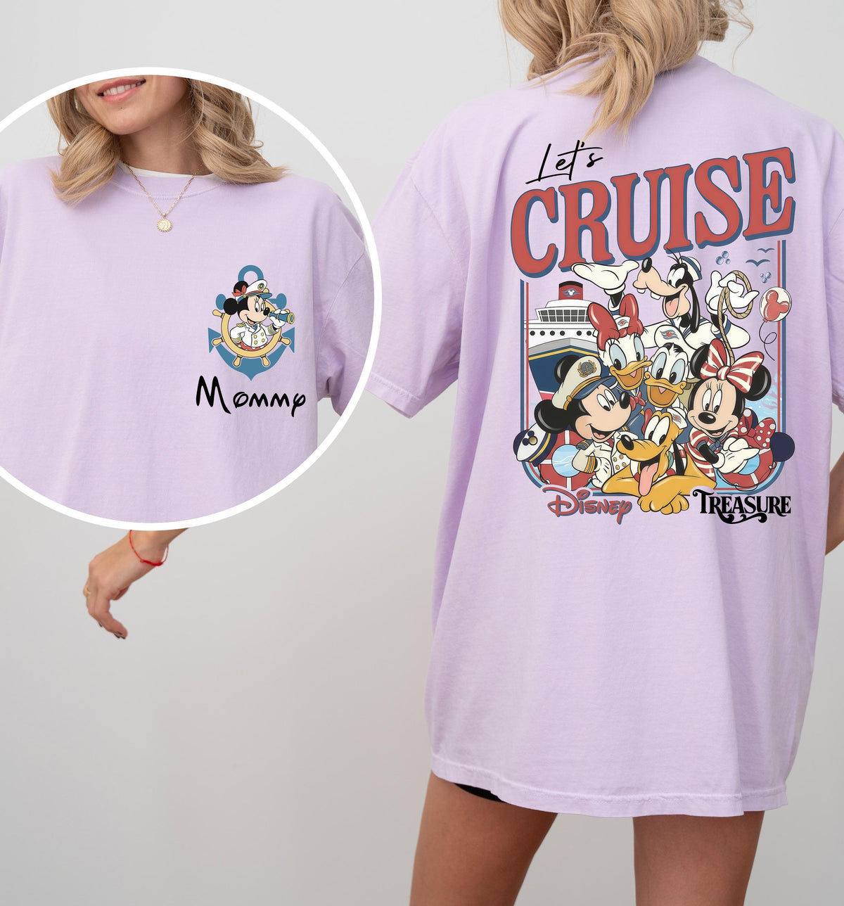 Personalized All Characters Disney Cruise Line 2026 — Bella+Canvas Tee fan art by Snagva (5)