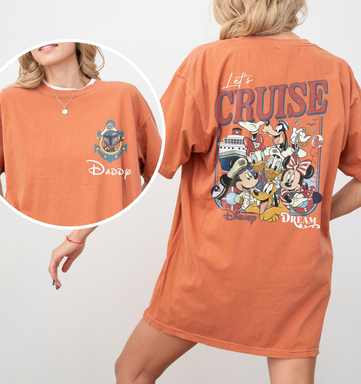 Personalized All Characters Disney Cruise Line 2026 — Comfort Colors Tee fan art by Snagva (8)