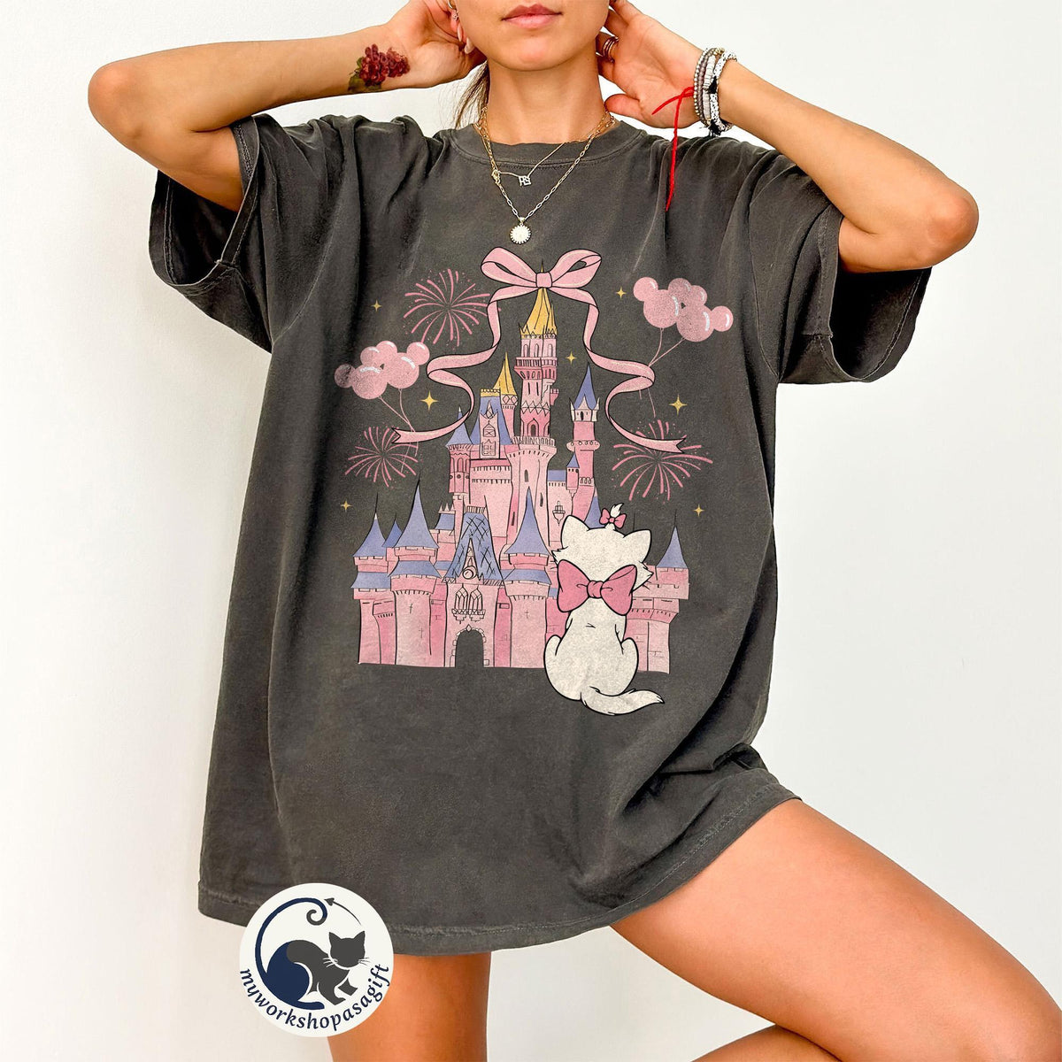 Disney Aristocats Marie Cat — Comfort Colors Tee fan art by Snagva (4)