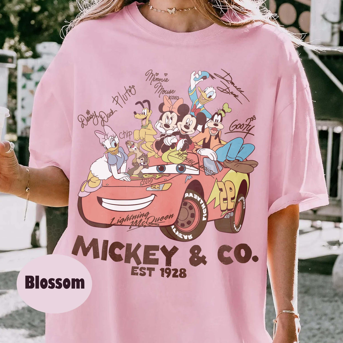 Retro Mickey and Co — Bella+Canvas Tee fan art by Snagva (7)