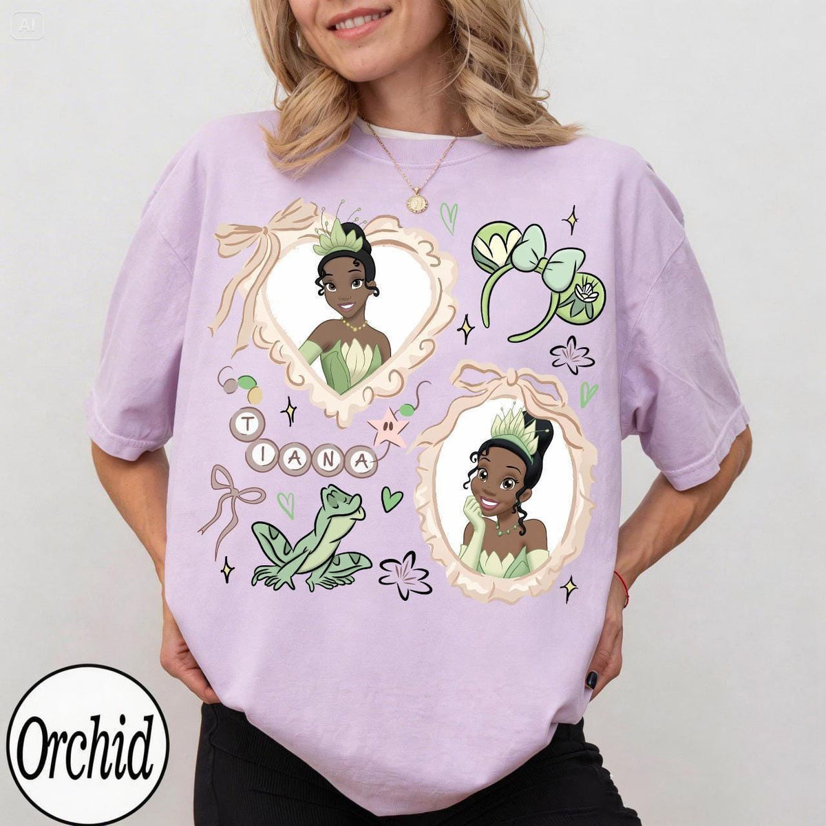 Tiana — Gildan Sweatshirt fan art by Snagva (5)