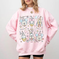 Watercolor Mickey Friends Birthday — Comfort Colors Tee fan art by Snagva
