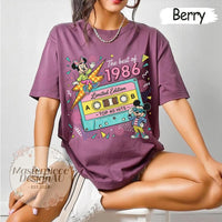 Mickey Minnie 1986 Limited Edition Retro Cassette — Bella+Canvas Tee fan art by Snagva (6)