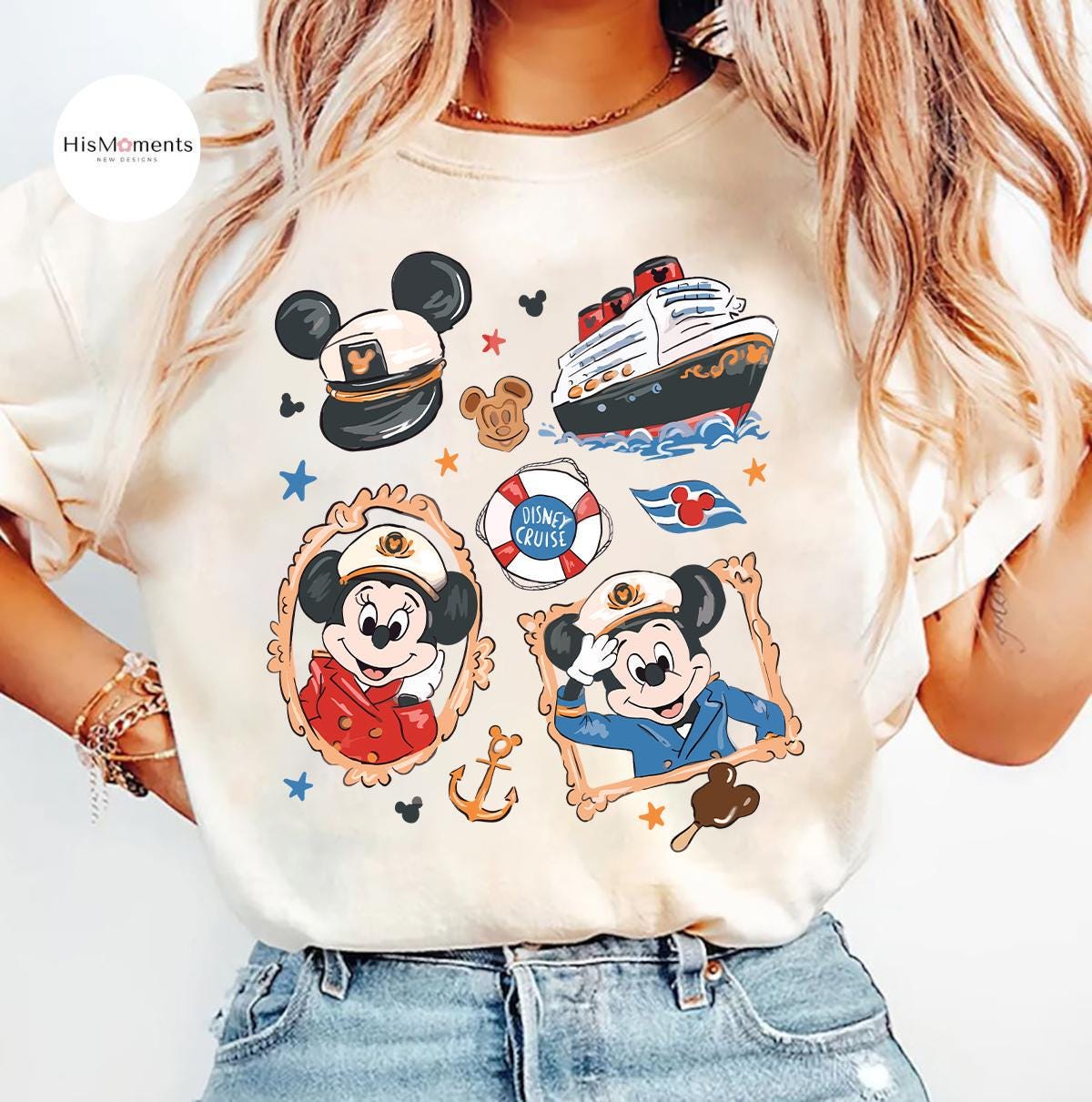 Mickey Minnie Disney Cruise Line — Gildan Sweatshirt fan art by Snagva (6)