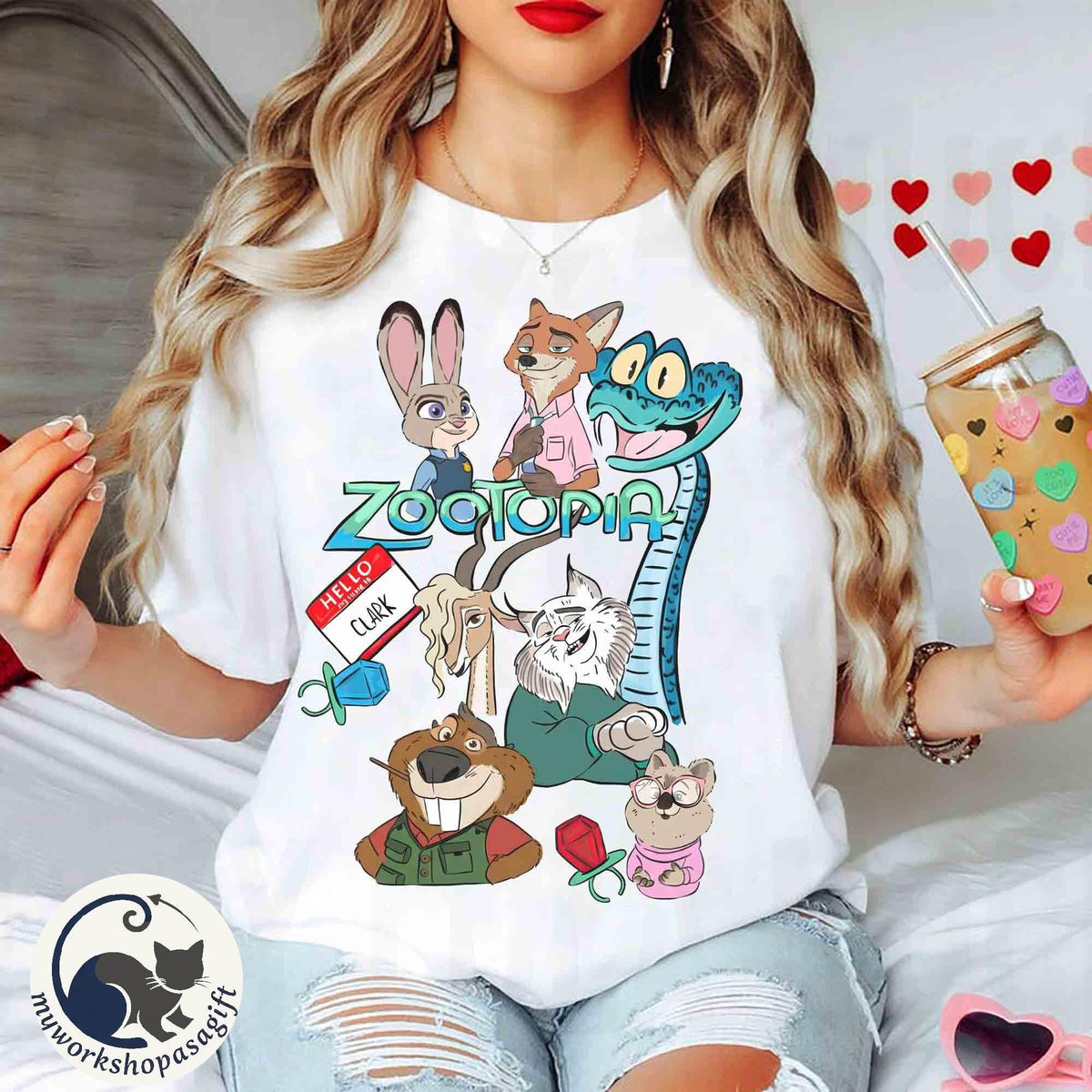 Zootopia 2 Characters Group Retro — Bella+Canvas Tee fan art by Snagva (3)