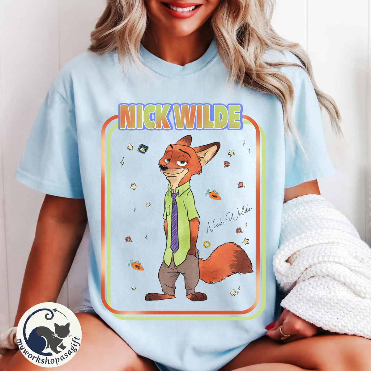 Zootopia Characters — Bella+Canvas Tee fan art by Snagva (3)