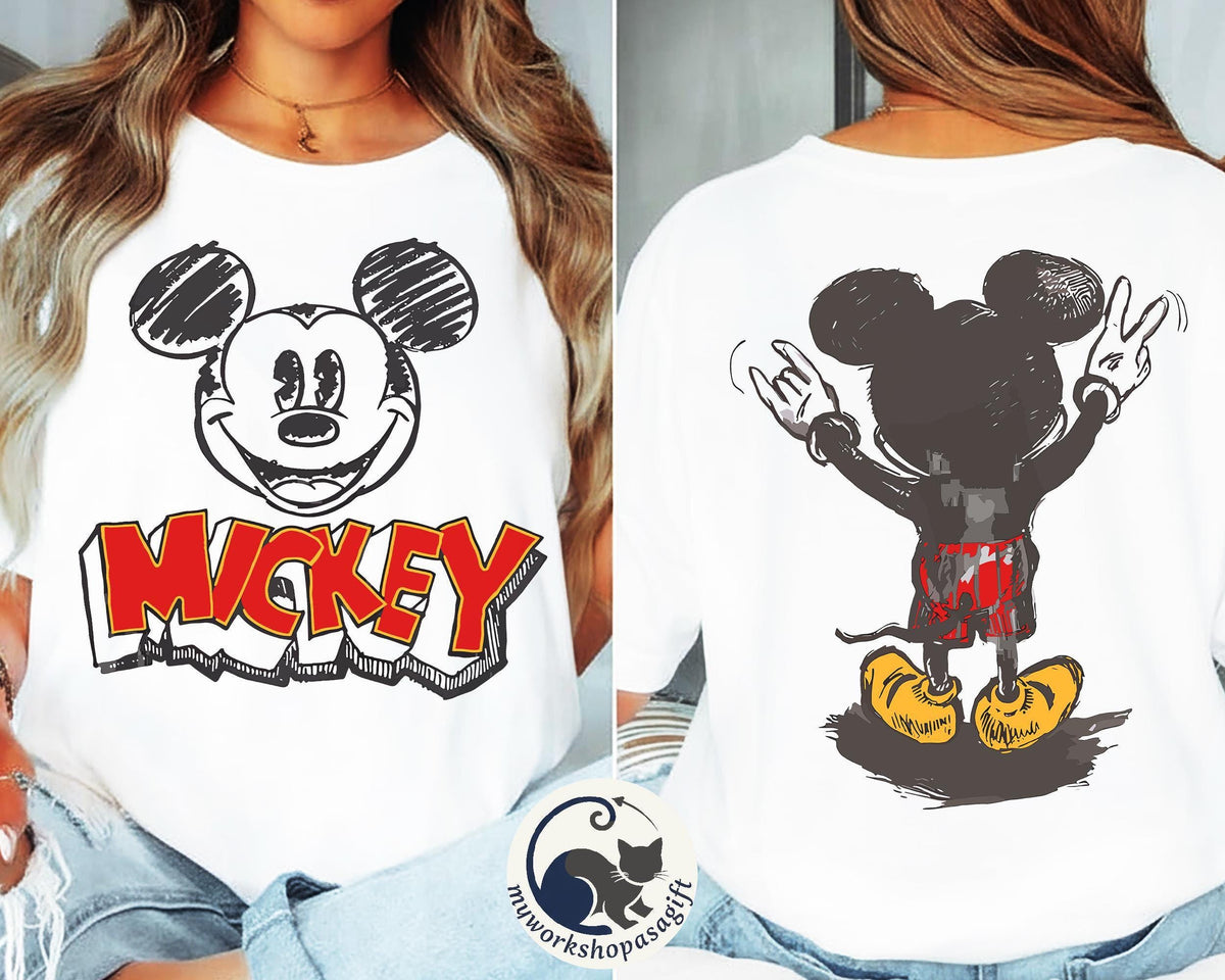 Comfort Colors Retro Mickey Mouse — Gildan Sweatshirt fan art by Snagva (4)