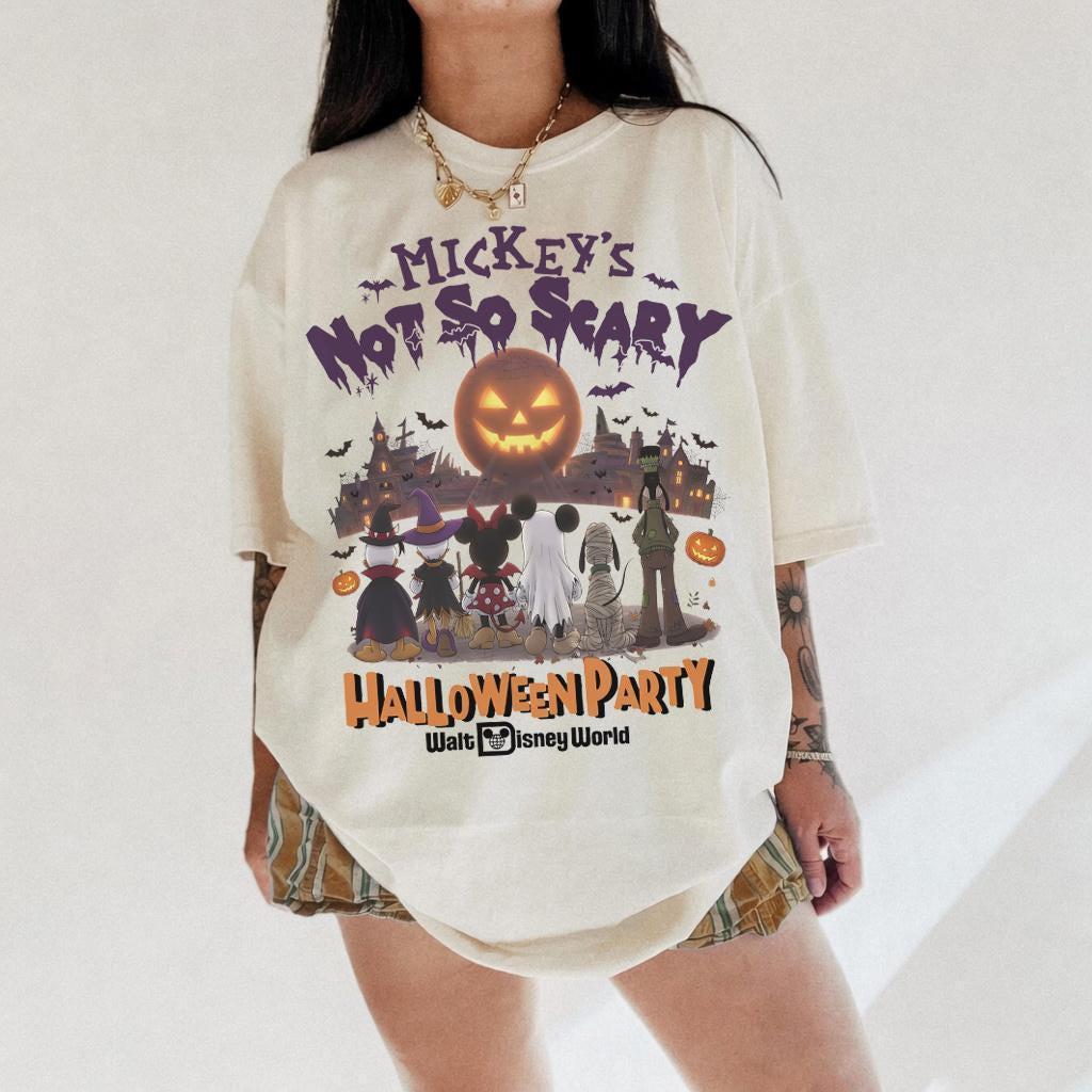 Retro Mickey's Not So Scary Halloween Party — Gildan Sweatshirt fan art by Snagva