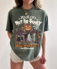 Retro Mickey's Not So Scary Halloween Party — Bella+Canvas Tee fan art by Snagva (4)