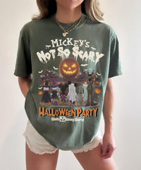 Retro Mickey's Not So Scary Halloween Party — Gildan Hoodie fan art by Snagva (4)