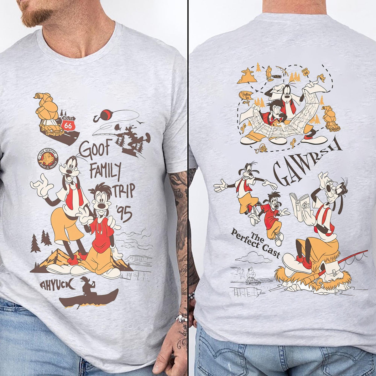 Goofy Family Trip '95 — Comfort Colors Tee fan art by Snagva (3)