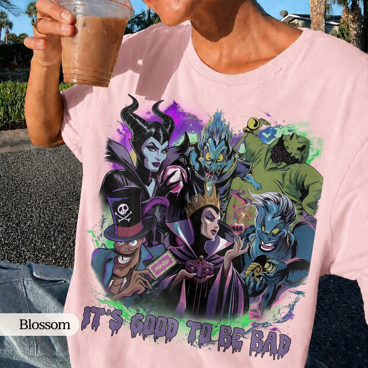 Disney Villains Shirt – It's Good To Be Bad — Gildan Sweatshirt fan art by Snagva (2)