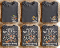 Custom Comfort Colors Mickey's Not So Scary Halloween Party  — Comfort Colors Tee fan art by Snagva