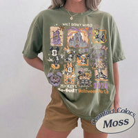 Retro Disneyworld Halloween — Bella+Canvas Tee fan art by Snagva (3)