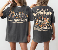 Retro Mickey's Not So Scary Halloween Party 2026 Skeleton Co — Bella+Canvas Tee fan art by Snagva (3)