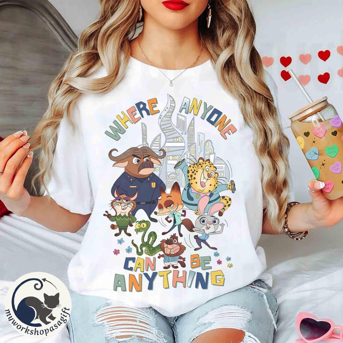 Disney's Zootopia 2 Anyone Can Be Anything — Gildan Sweatshirt fan art by Snagva (4)