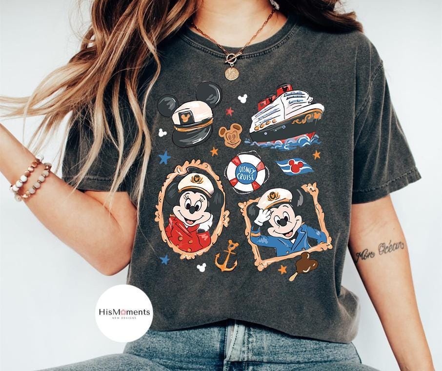 Mickey Minnie Disney Cruise Line — Gildan Hoodie fan art by Snagva (5)
