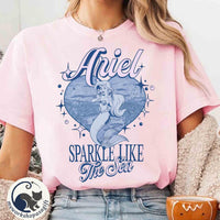 Retro Disney Disney The Little Mermaid Ariel Sparkle — Gildan Hoodie fan art by Snagva (3)