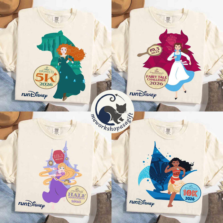 Disney Princess Yoga Half Marathon Weekend 2025 Tanktop — Gildan Hoodie fan art by Snagva