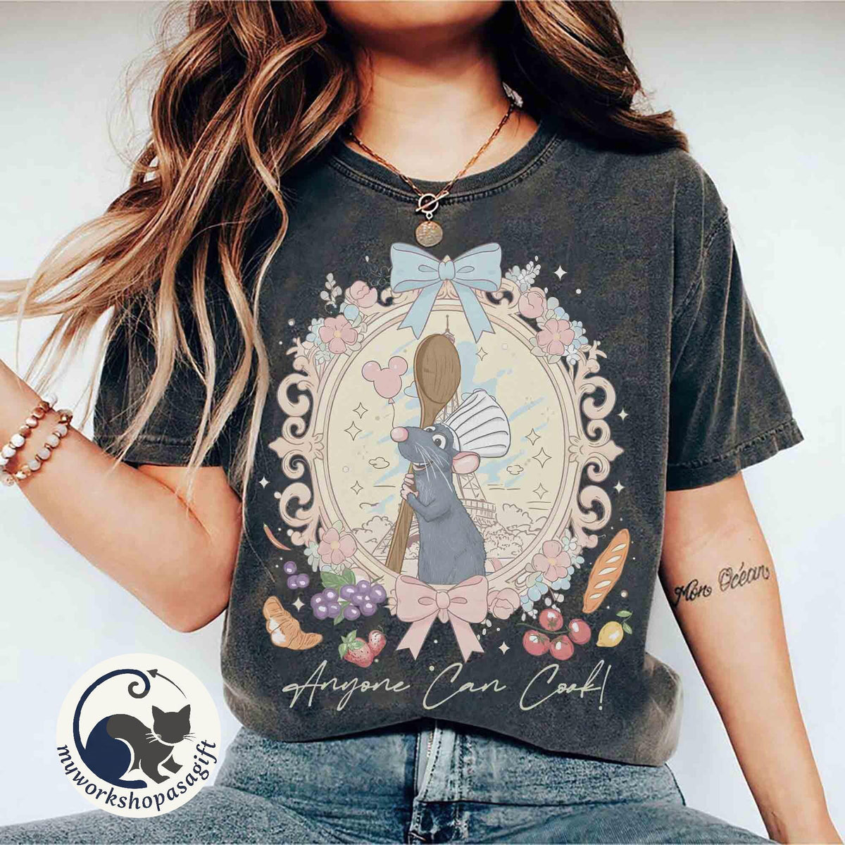 Comfort Colors®Any One Can Cook — Bella+Canvas Tee fan art by Snagva