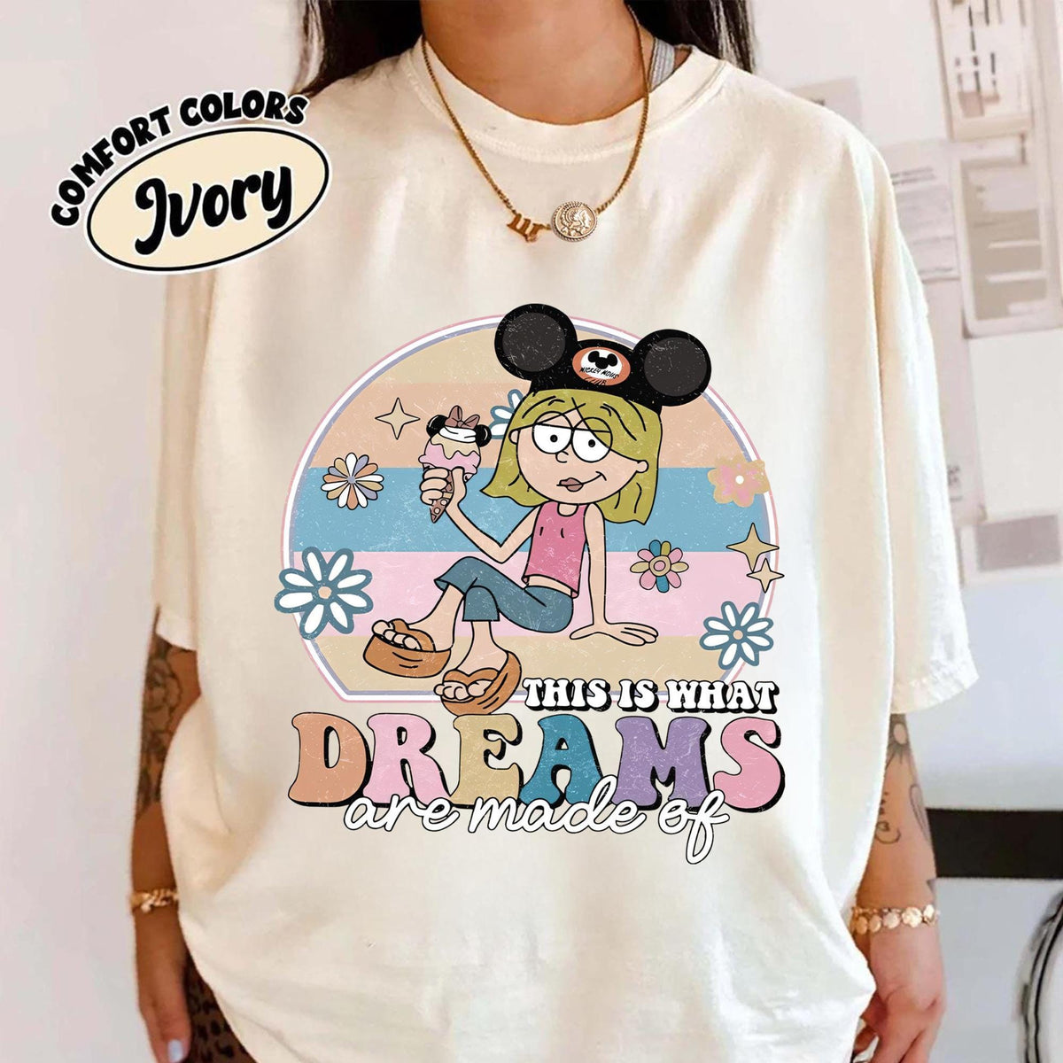 Comfort Colors® Lizzie McGuire Disney — Gildan Sweatshirt fan art by Snagva
