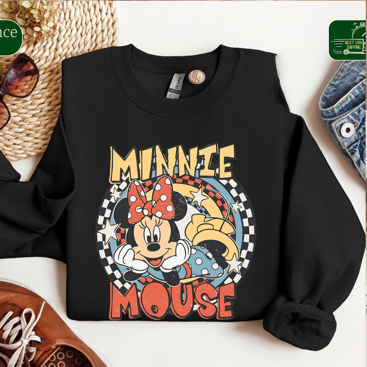 Retro Minnie Mouse Magic Kingdom — Gildan Sweatshirt fan art by Snagva