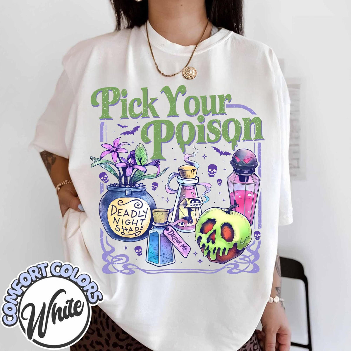 Pick Your Poison — Bella+Canvas Tee fan art by Snagva