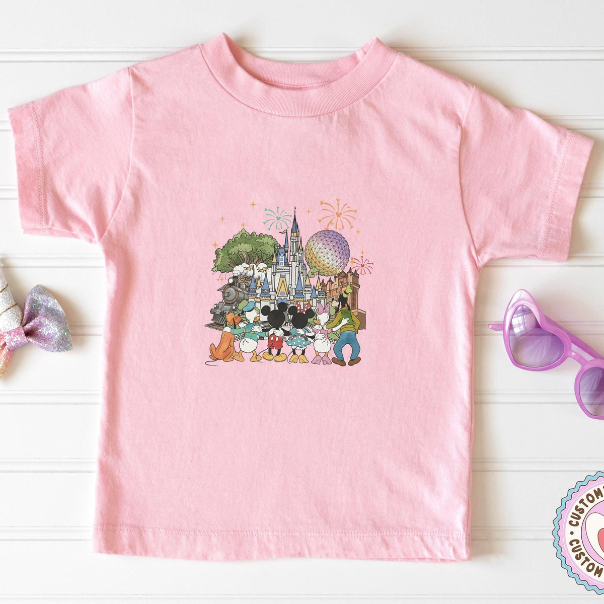 Retro Mickey Disneyworld Comfort Colors — Bella+Canvas Tee fan art by Snagva (5)