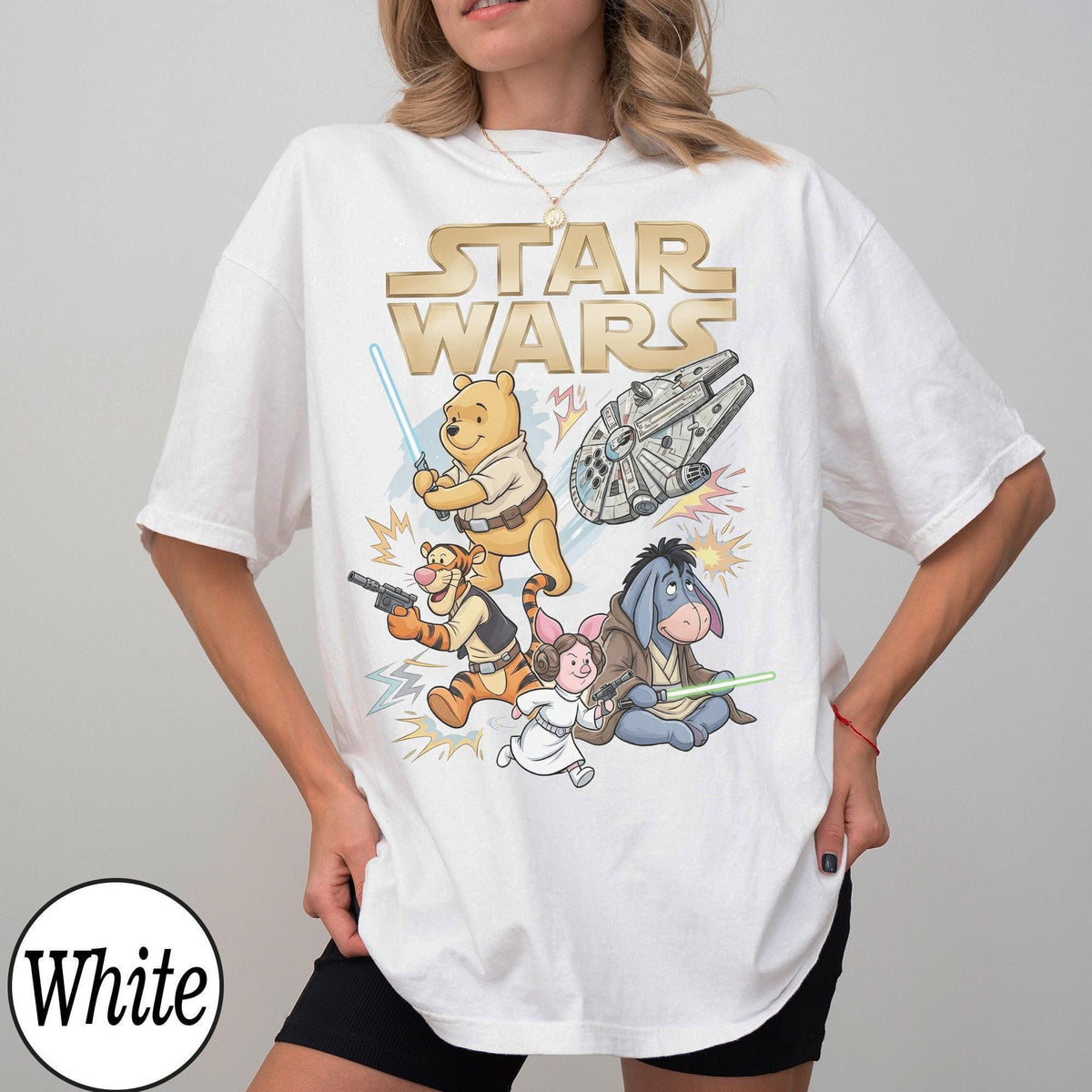 Disney Star Wars Winnie the Pooh — Gildan Sweatshirt fan art by Snagva (7)
