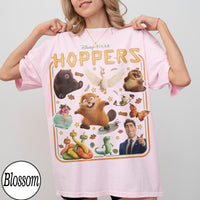 Retro Disney Pixar Hoppers — Bella+Canvas Tee fan art by Snagva (4)