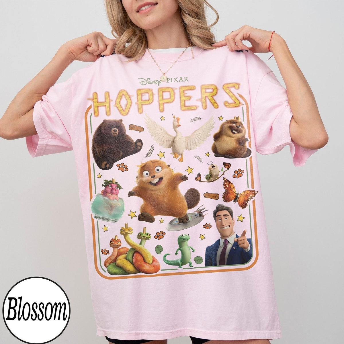 Retro Disney Pixar Hoppers — Comfort Colors Tee fan art by Snagva (4)