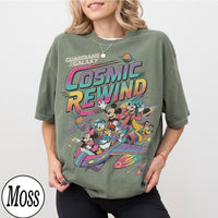 Retro 80s Guardians Cosmic Rewind Mickey Donald Goofy — Bella+Canvas Tee fan art by Snagva (6)