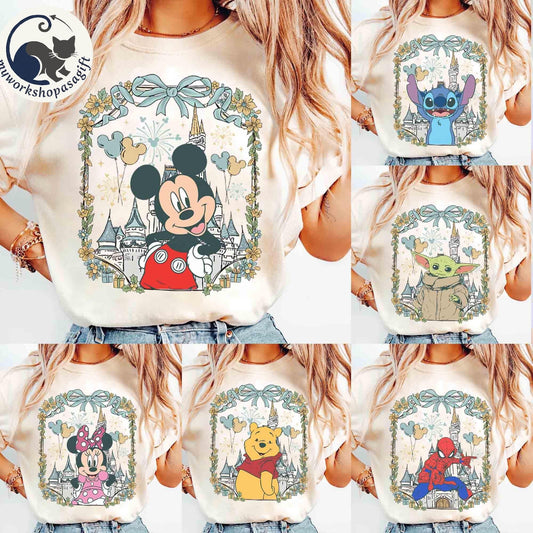 Customize All Characters Disney Magical Castle — Gildan Hoodie