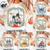 Customize All Characters Disney Magical Castle — Gildan Sweatshirt fan art by Snagva