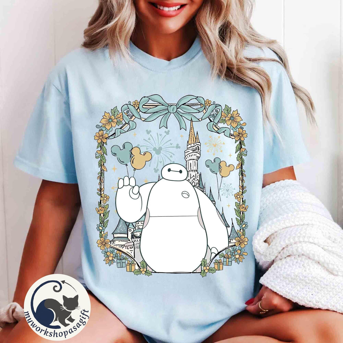 Customize All Characters Disney Magical Castle — Comfort Colors Tee fan art by Snagva (3)