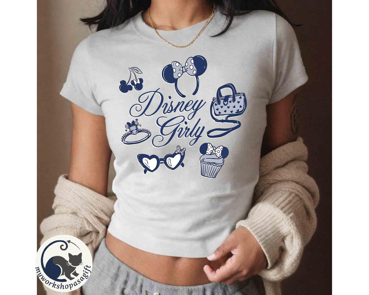 Coquette Disney Girly Magical Castle Baby — Comfort Colors Tee fan art by Snagva (2)
