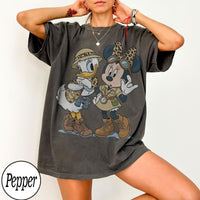 Comfort Colors Minnie Mouse And Daisy Duck Safari Mode — Comfort Colors Tee fan art by Snagva (3)