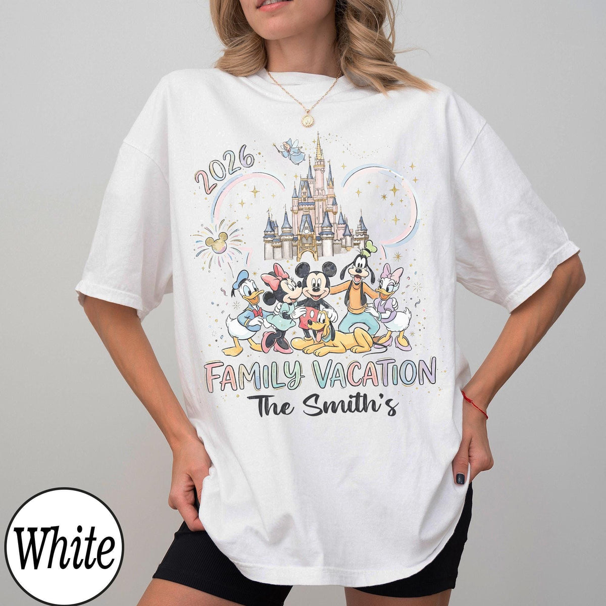 Custom Disney Family Trip 2026 Comfort Colors — Gildan Hoodie fan art by Snagva (6)