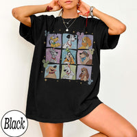 Retro Disney Dogs Characters Sketch — Comfort Colors Tee fan art by Snagva (4)
