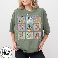 Retro Disney Dogs Characters Sketch — Gildan Hoodie fan art by Snagva (7)