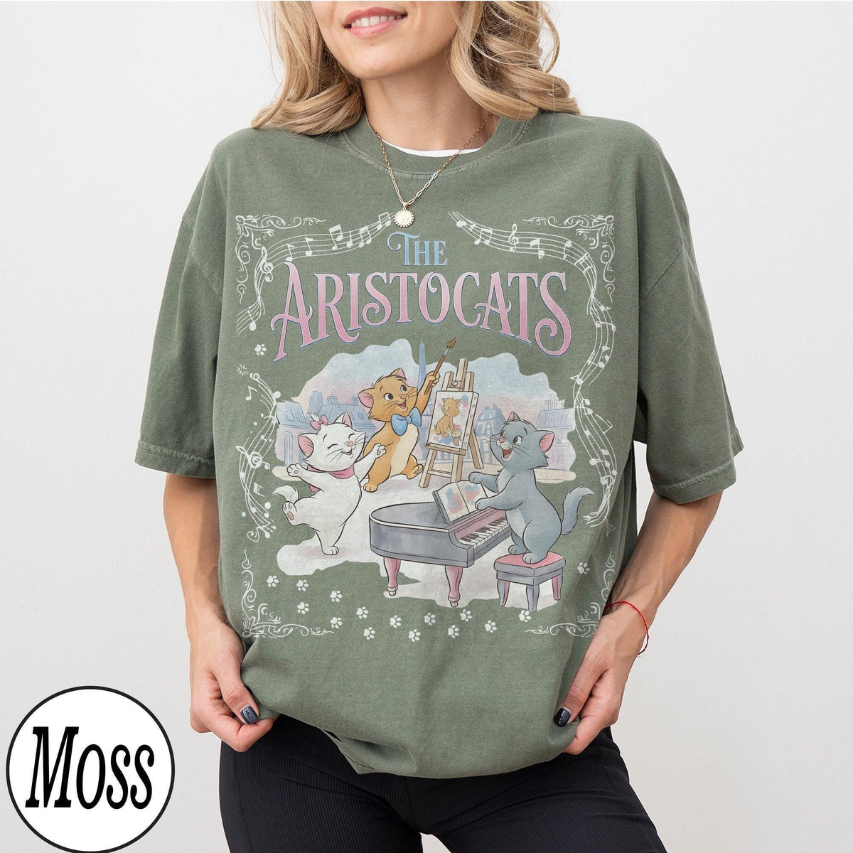Aristocats Marie Cat — Bella+Canvas Tee fan art by Snagva (7)