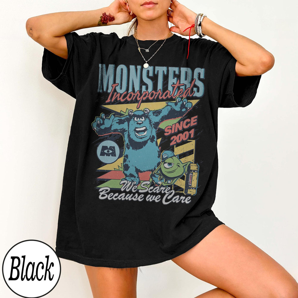 Monsters Incorporated Sulley Mike — Gildan Sweatshirt fan art by Snagva (2)