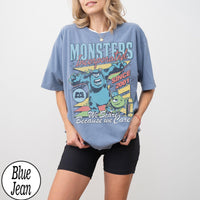 Monsters Incorporated Sulley Mike — Bella+Canvas Tee fan art by Snagva (3)