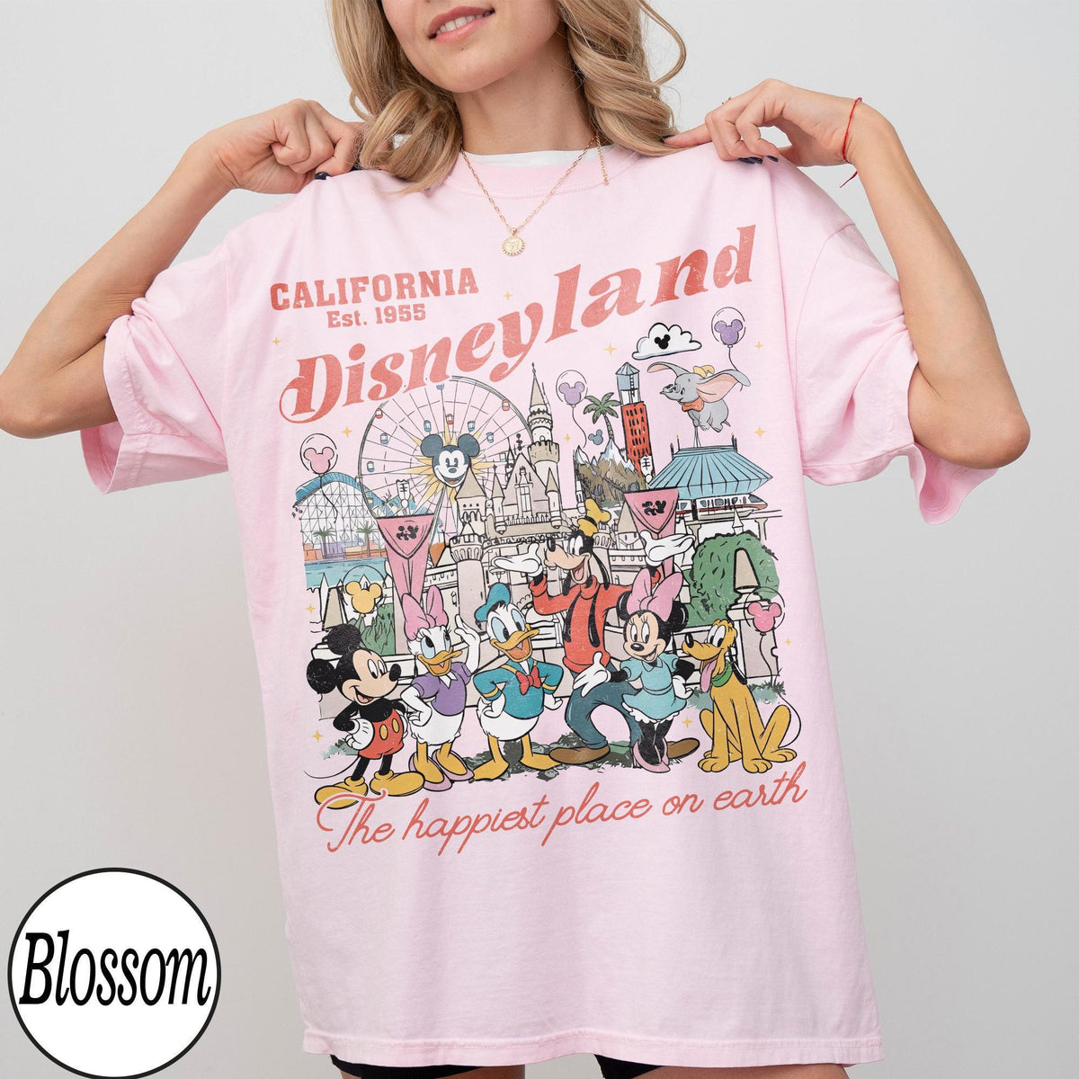 Retro Disneyland Mickey Friends Comfort Colors — Comfort Colors Tee fan art by Snagva (2)