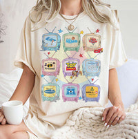 Retro Disney Pixar Movie Television — Comfort Colors Tee fan art by Snagva (4)