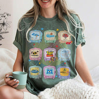 Retro Disney Pixar Movie Television — Bella+Canvas Tee fan art by Snagva (5)
