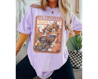 Big Thunder Mountain Railroad Mickey Friends Retro — Comfort Colors Tee fan art by Snagva (4)